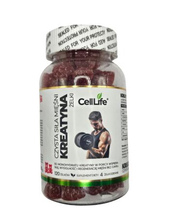 KREATYNA - Czysta siła mięśni, 120szt, żelki